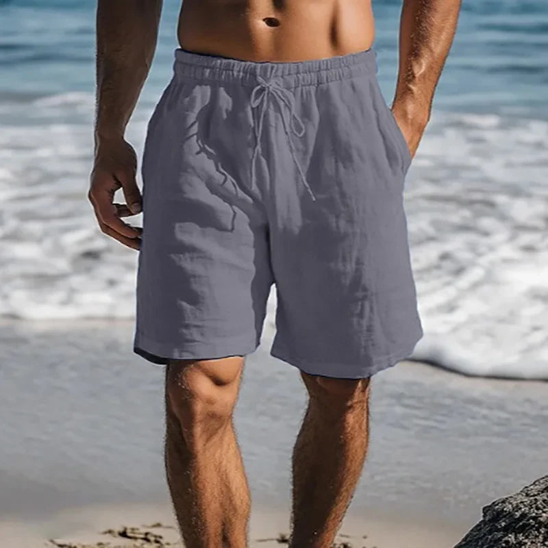 Linen Blend Shorts