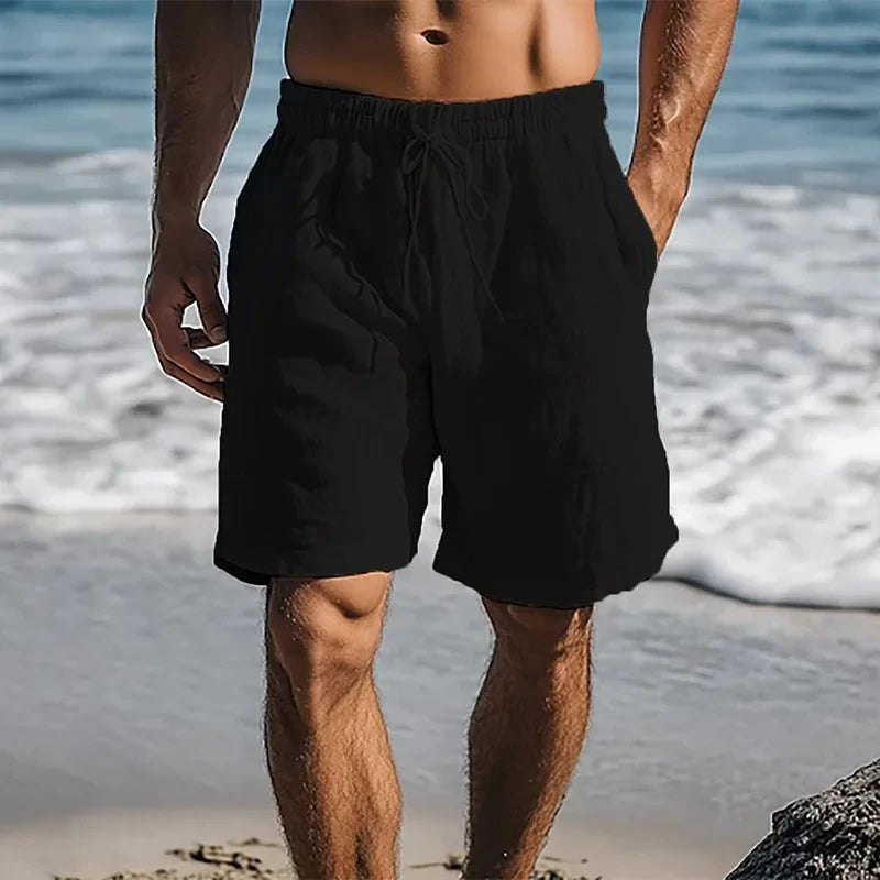 Linen Blend Shorts