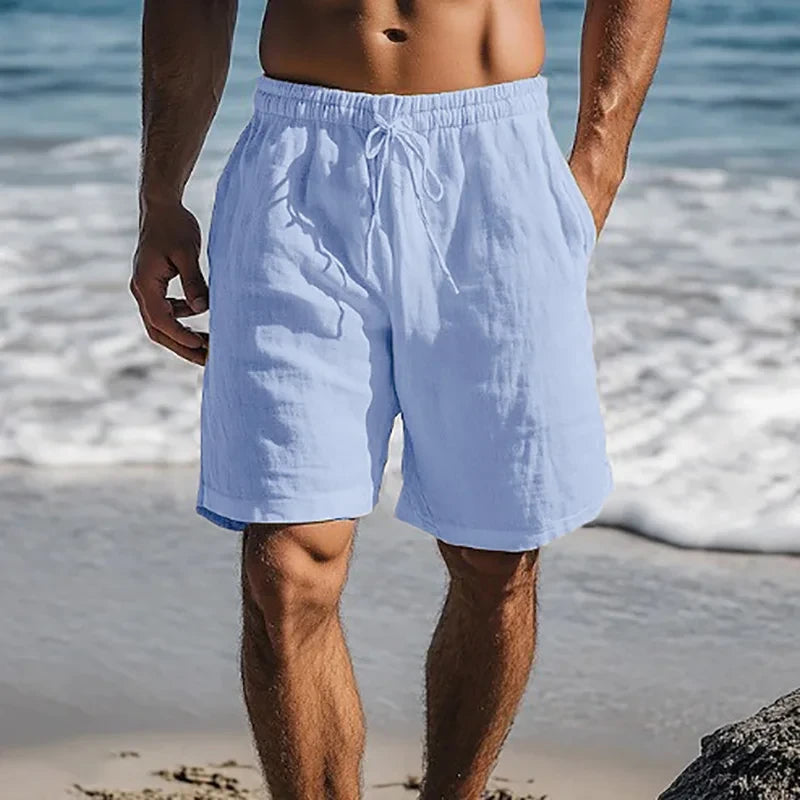 Linen Blend Shorts