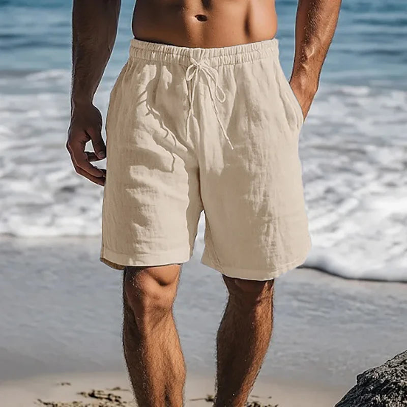 Linen Blend Shorts