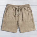 Linen Blend Casual Shorts