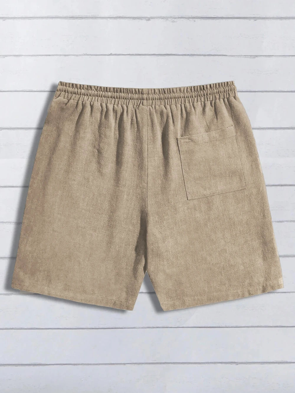Linen Blend Casual Shorts