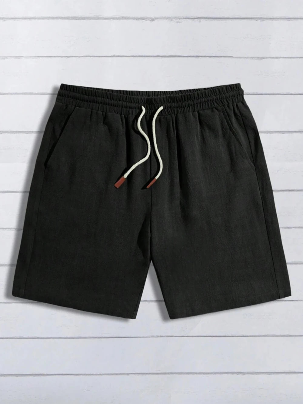 Linen Blend Casual Shorts