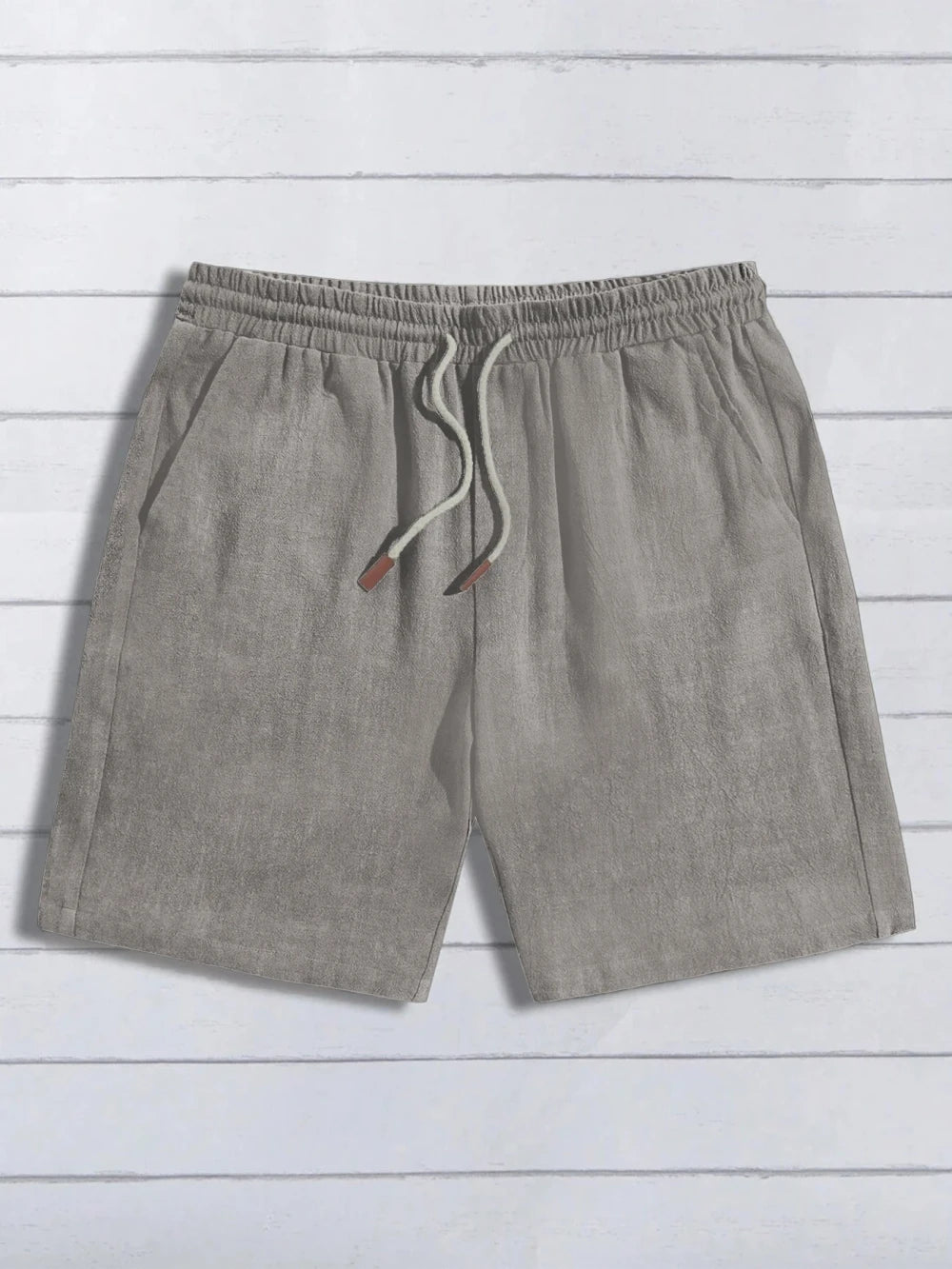 Linen Blend Casual Shorts