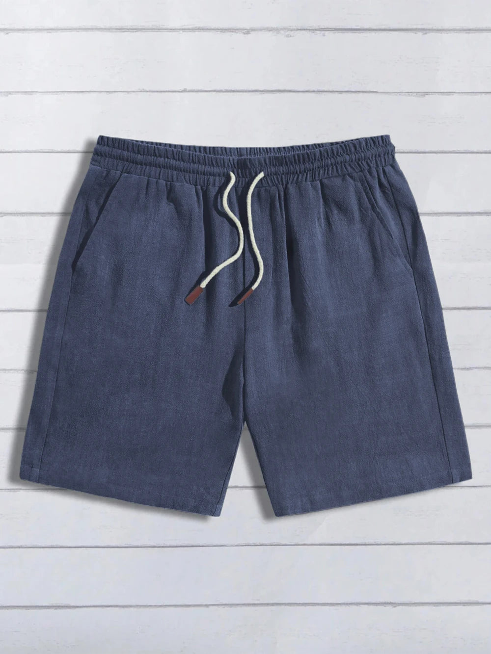 Linen Blend Casual Shorts