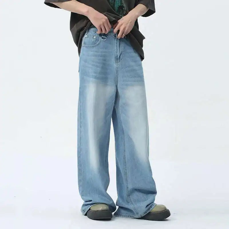 Camo Print Wide Leg Jeans