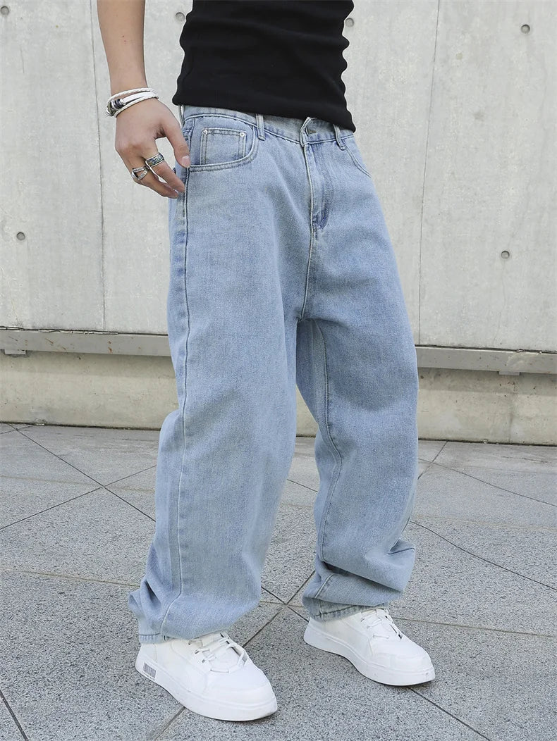 Y2K Solid Wide Leg Jeans