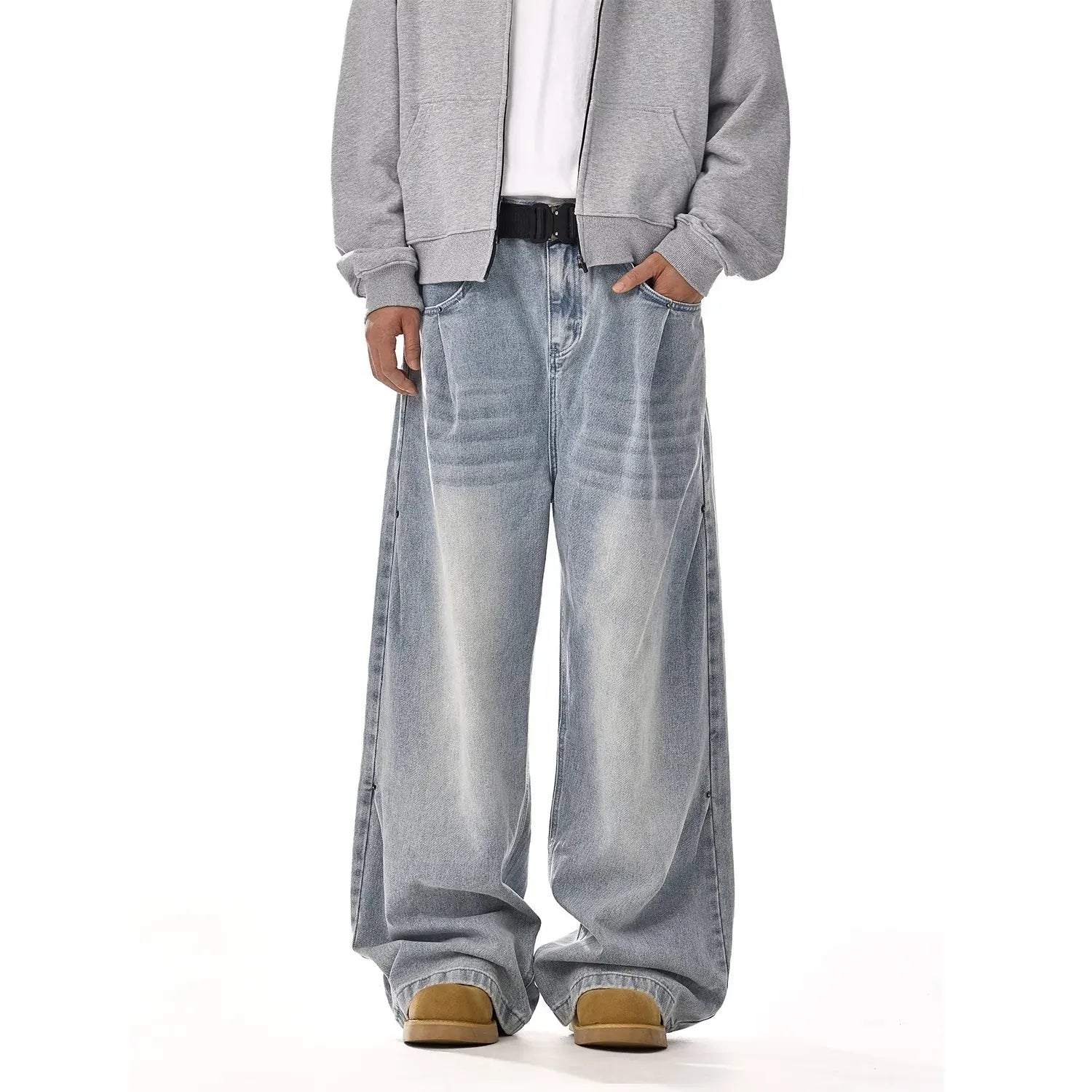 Retro Cleanfit Wide Leg Jeans