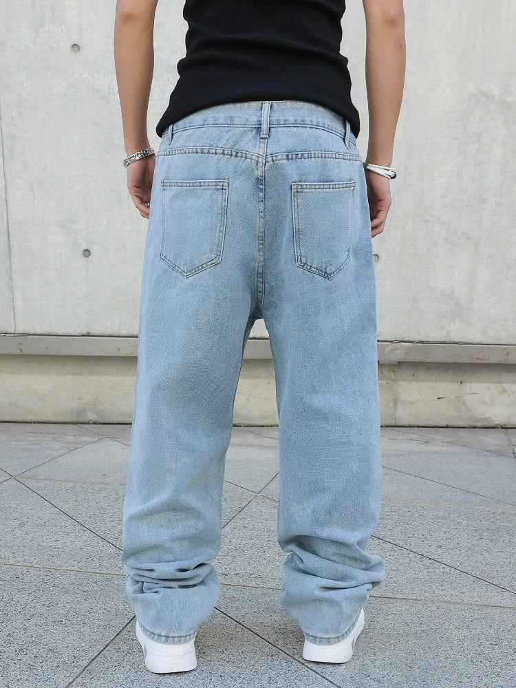 Y2K Solid Wide Leg Jeans