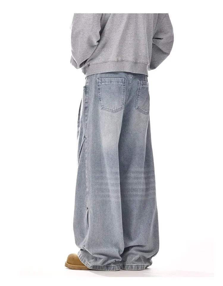 Retro Cleanfit Wide Leg Jeans