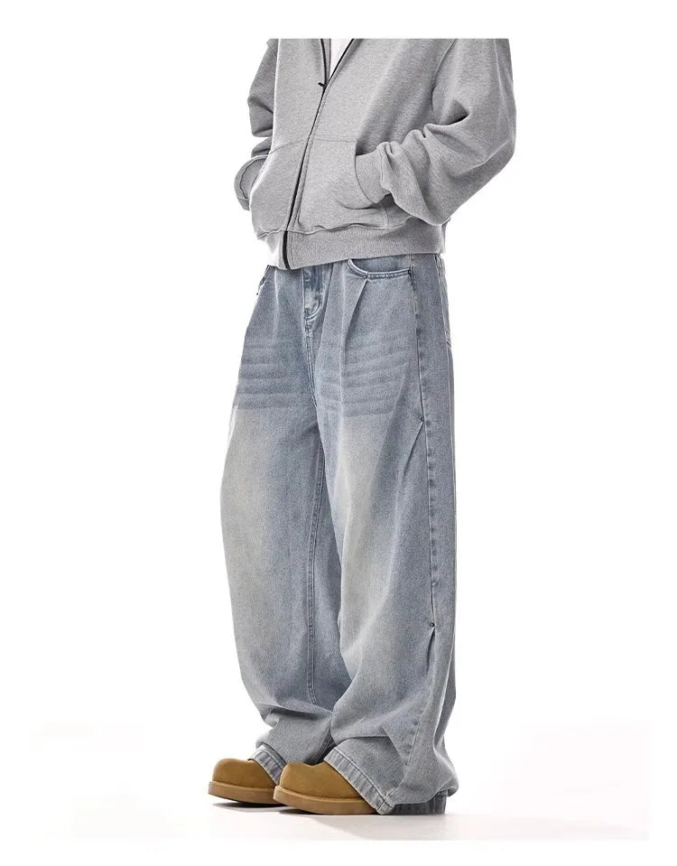 Retro Cleanfit Wide Leg Jeans