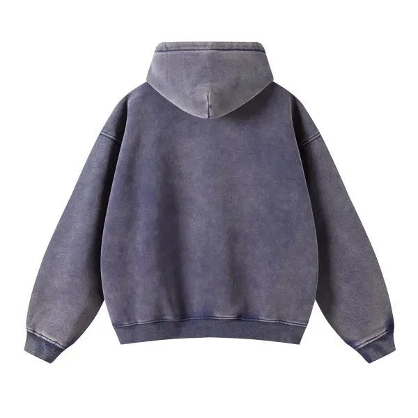 Waxed Vintage Zip Hoodie