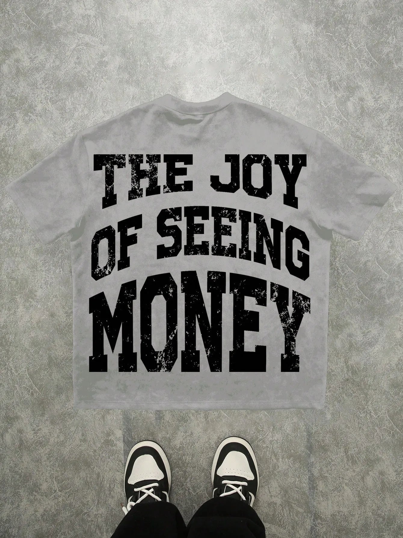 3D Letter Print Tee