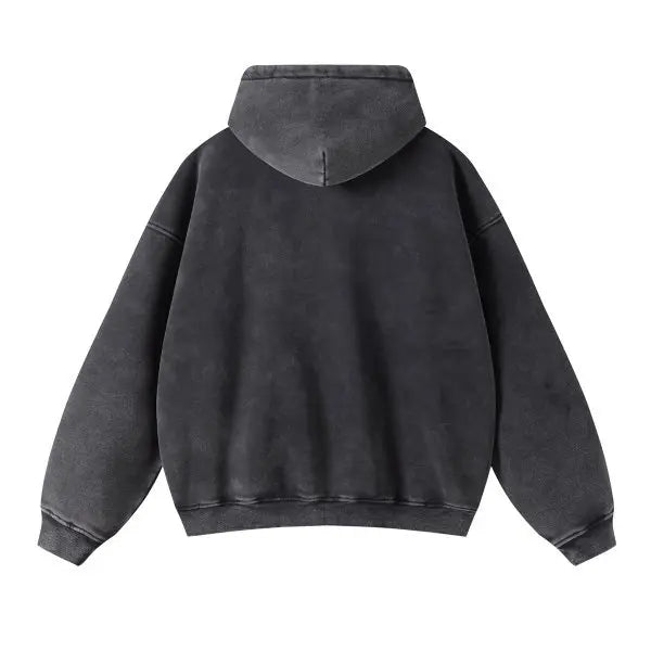 Waxed Vintage Zip Hoodie