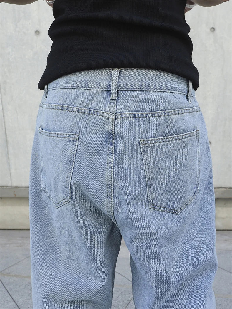 Y2K Solid Wide Leg Jeans
