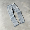 Y2K Gothic Fringe Flare Jeans