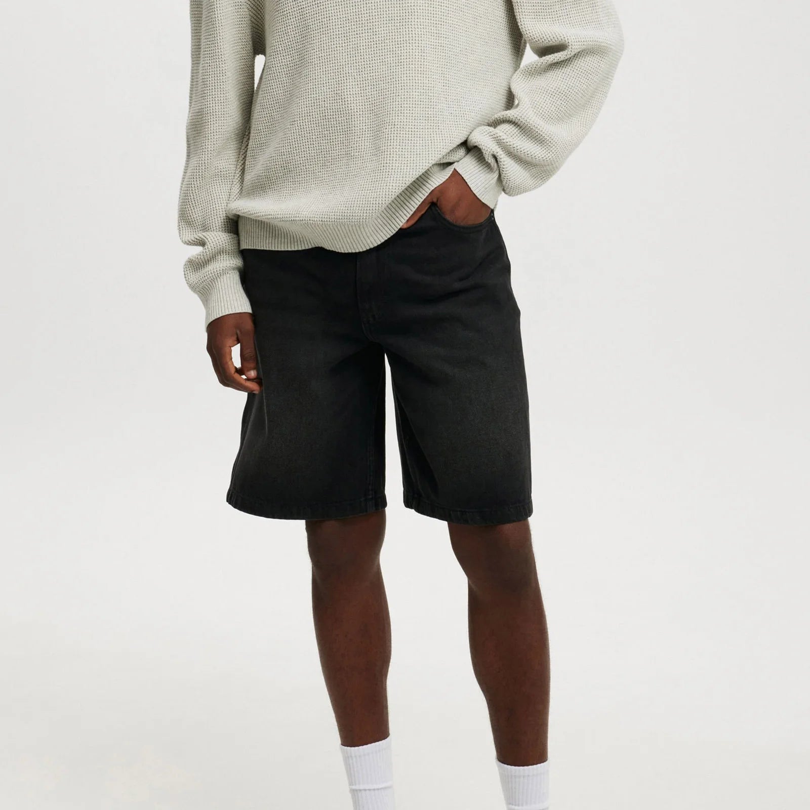 Baggy Denim Shorts
