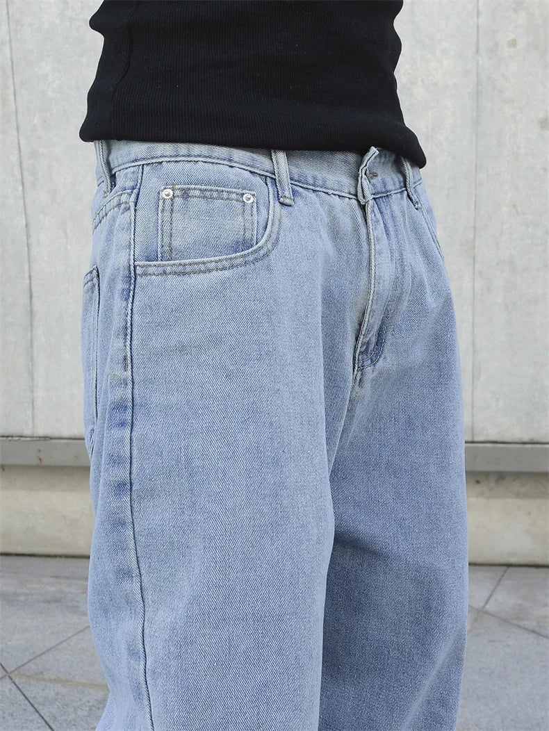 Y2K Solid Wide Leg Jeans