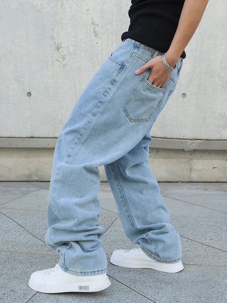 Y2K Solid Wide Leg Jeans