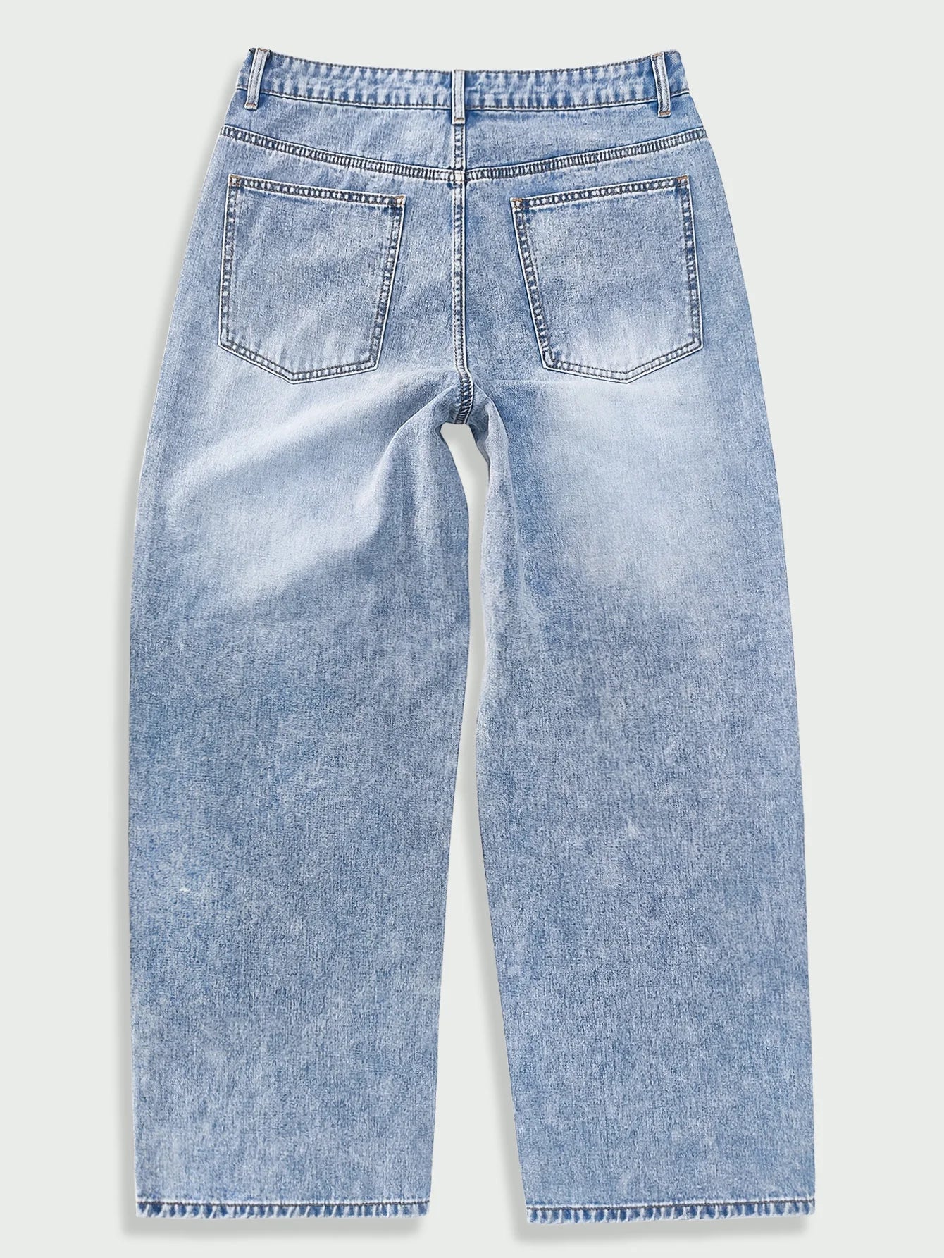 Y2K Rhinestone Wide Leg Jeans