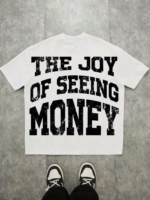 3D Letter Print Tee