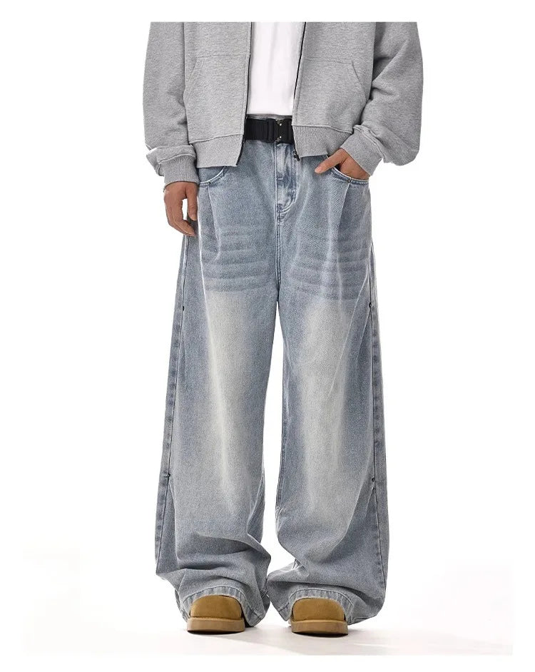 Retro Cleanfit Wide Leg Jeans