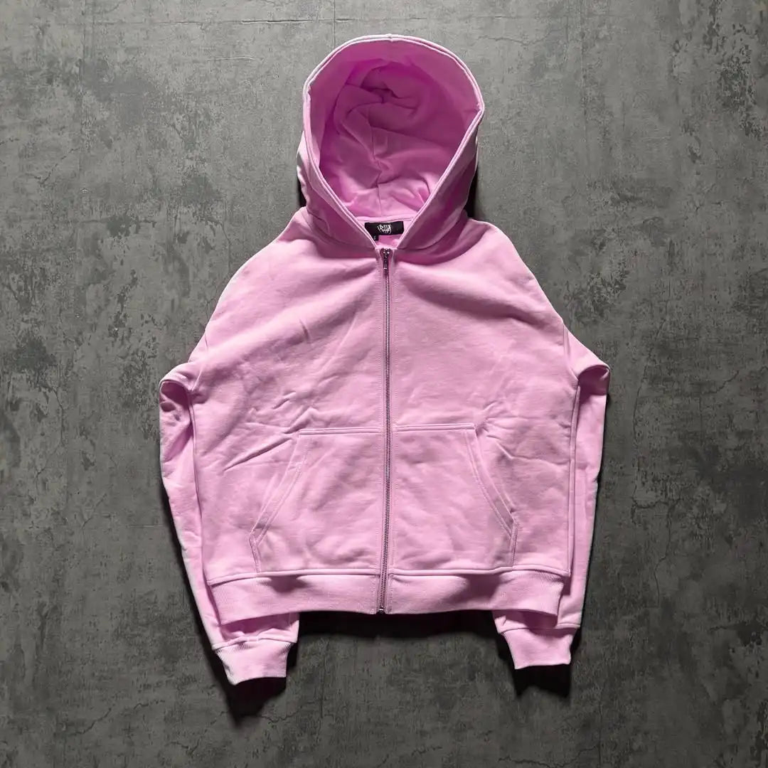 Gothic Rose Vine Embroidered Hoodie