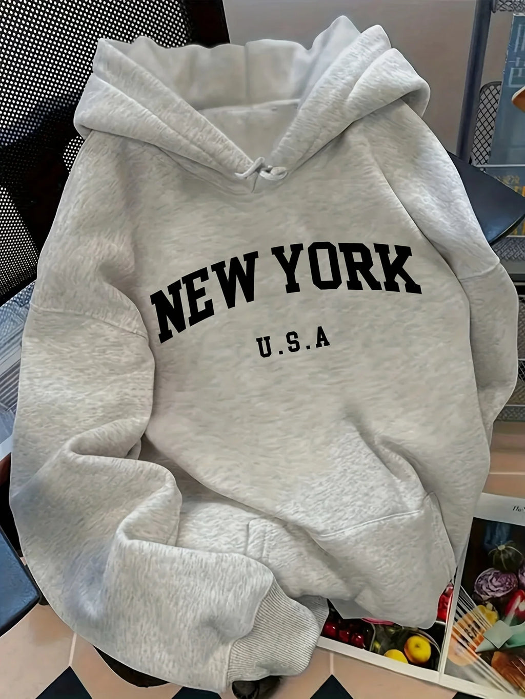New York HipHop Relaxed Hoodie