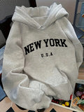 New York HipHop Relaxed Hoodie