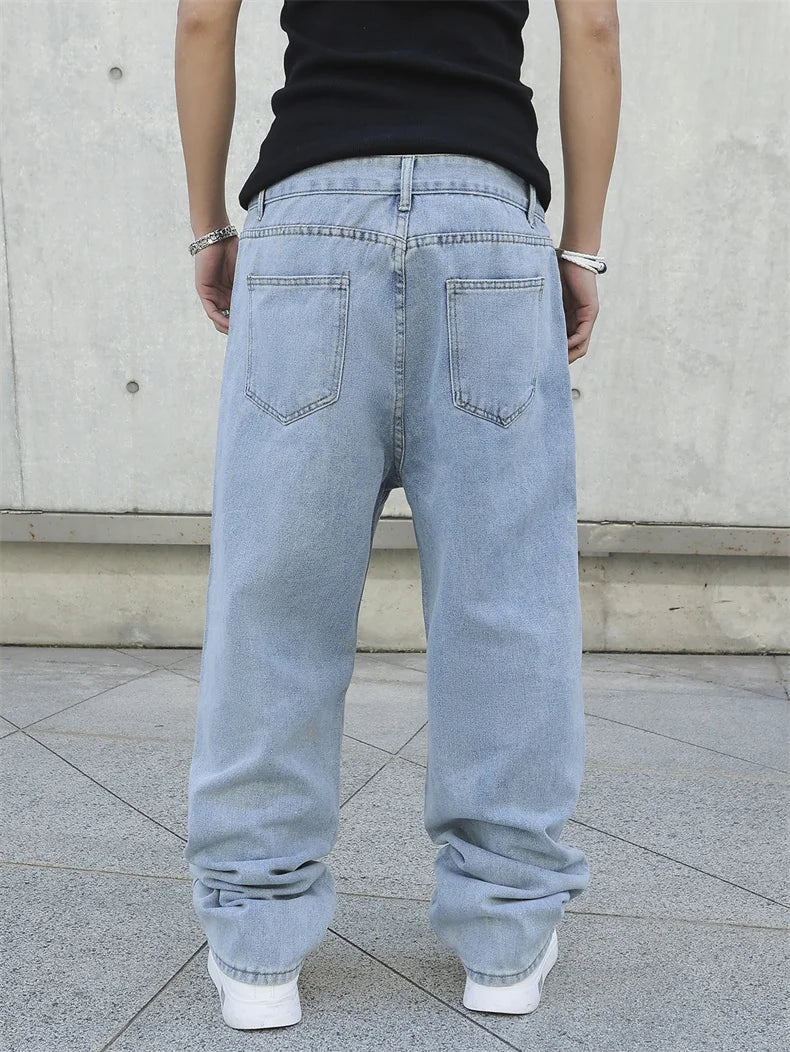 Y2K Solid Wide Leg Jeans