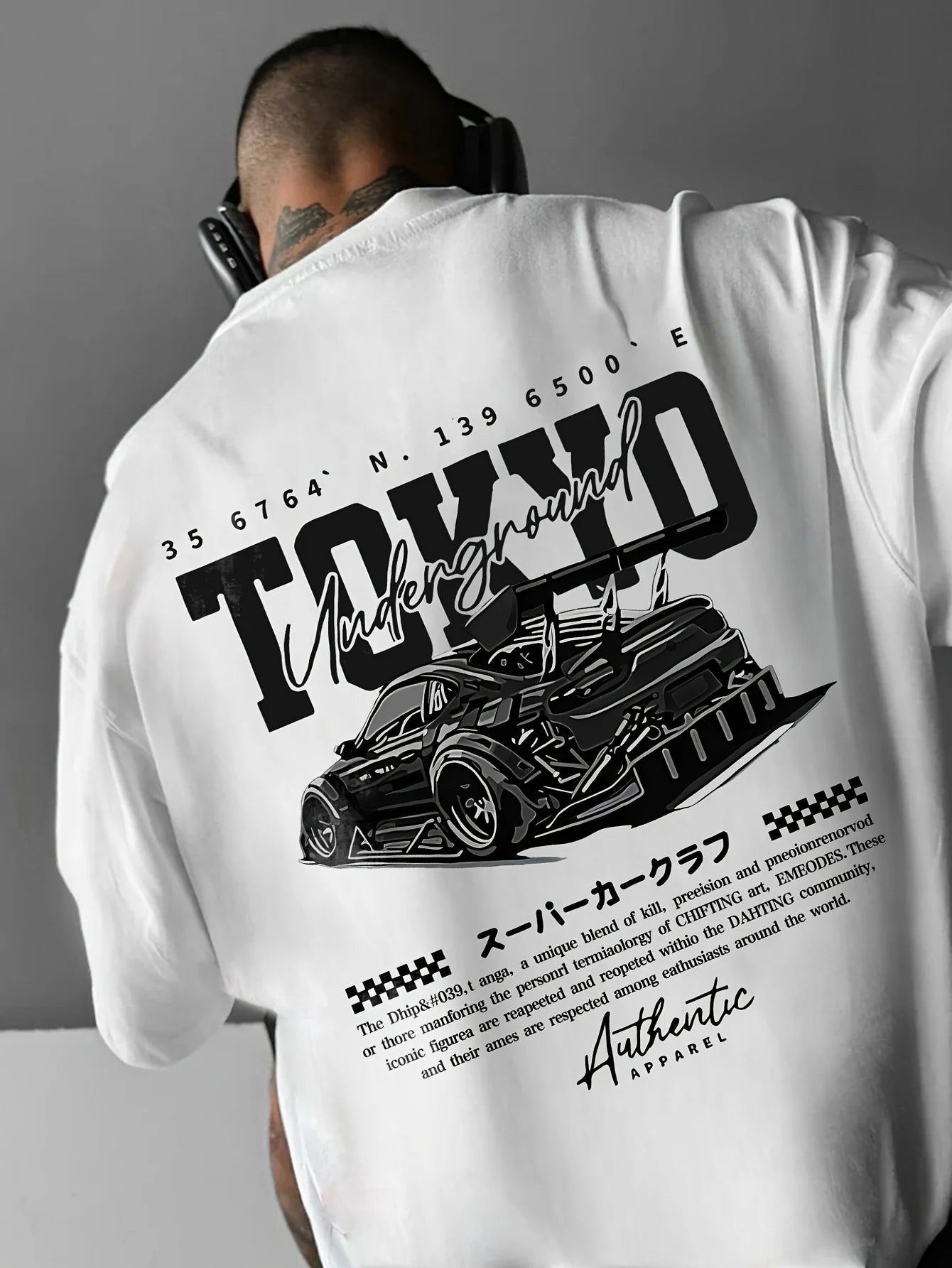 Racing Graphic Loose Tee