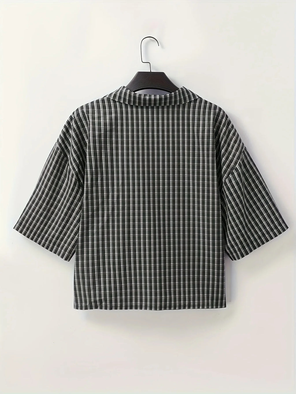 Checkered Crop Shirt
