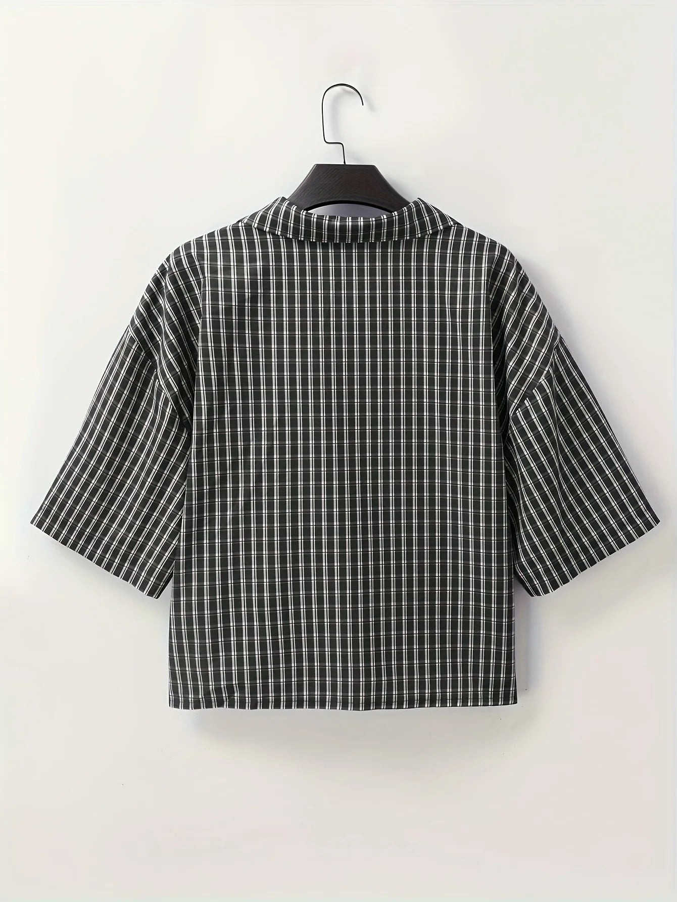 Checkered Crop Shirt